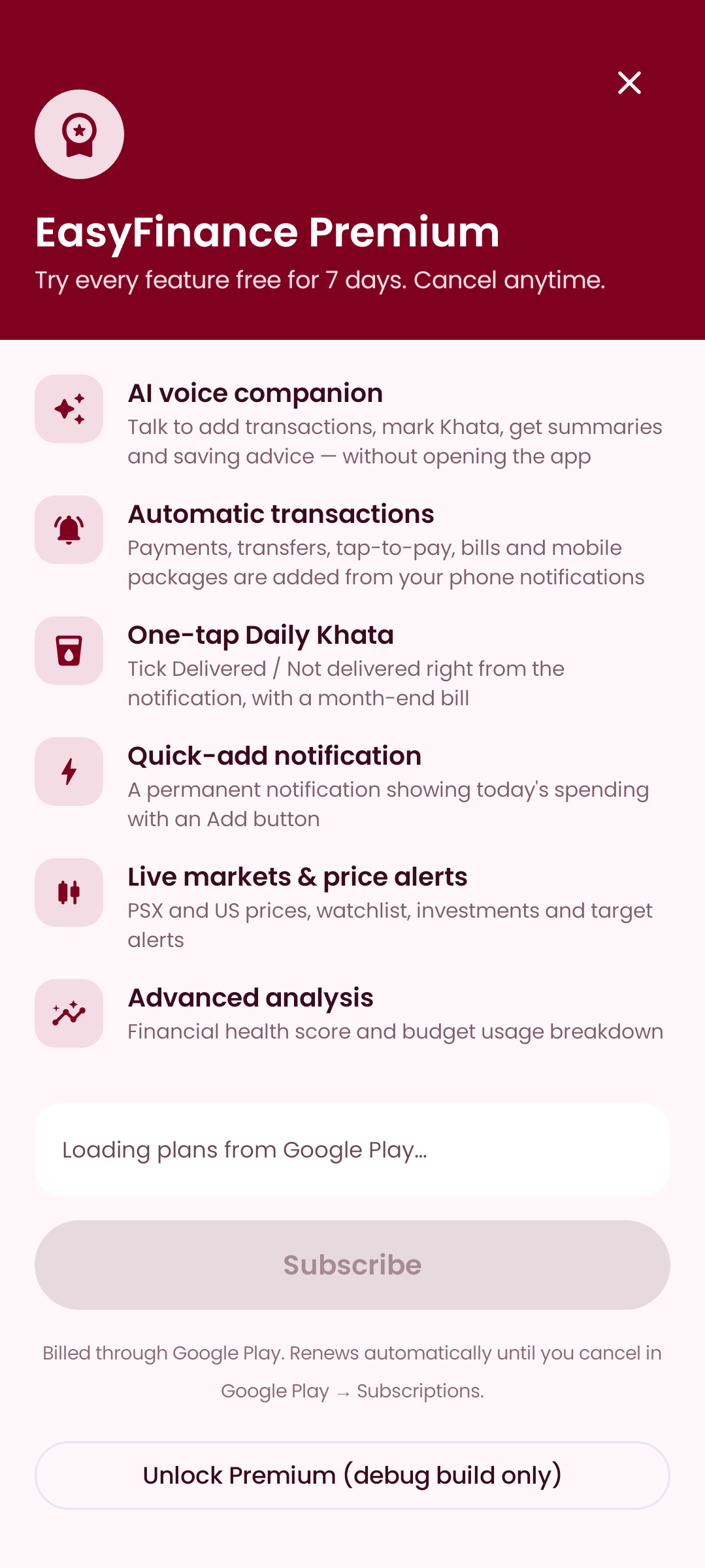EasyFinance Premium