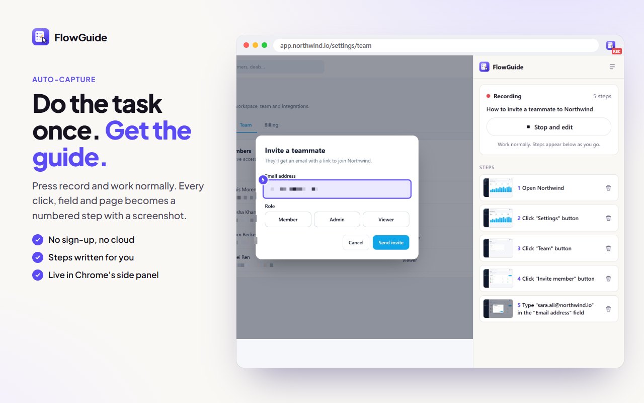 FlowGuide screenshot